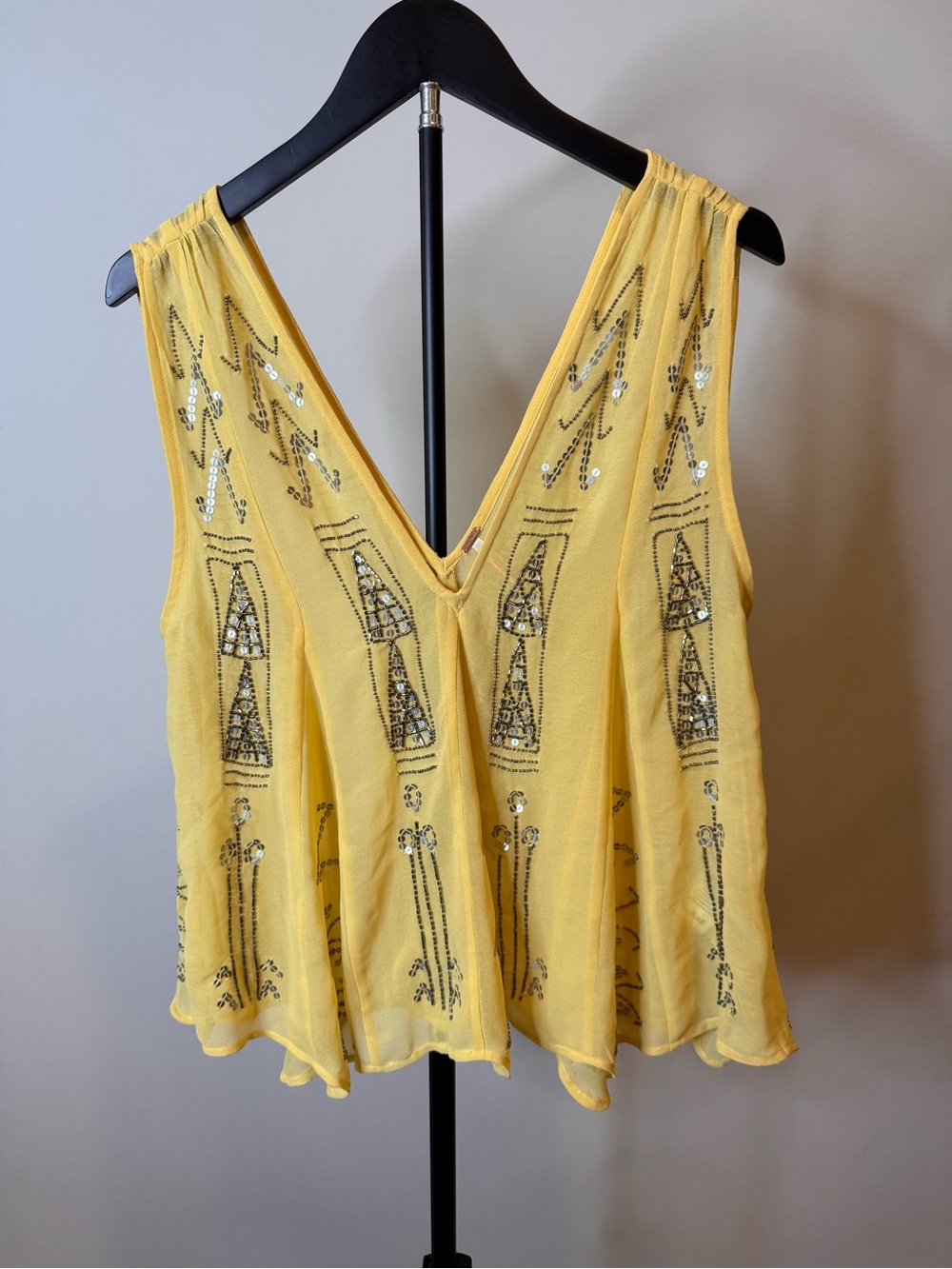 Free people Ibiza Sequin V-Neck Sleeveless Top - Women - Picture 3 of 4